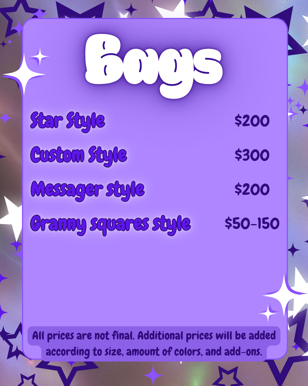 Custom Orders