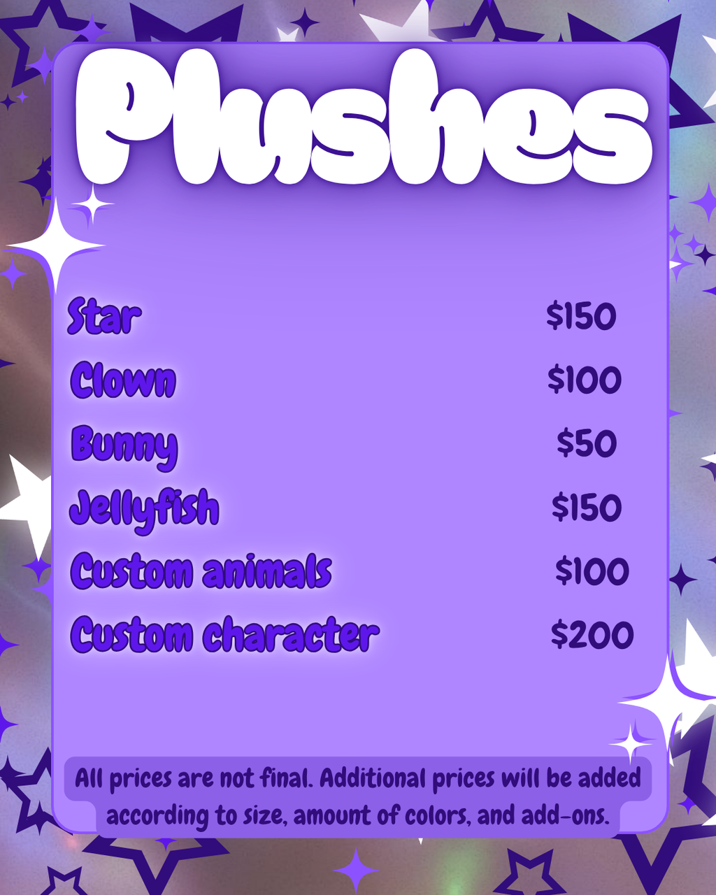 Custom Orders