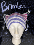 Brimless cat beanie