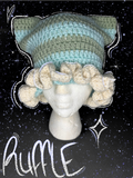 Cat beanie with Ruffles